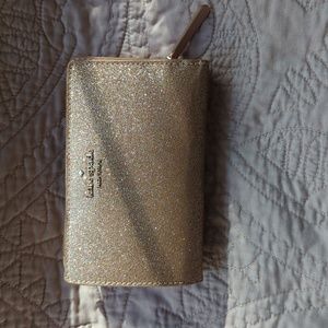 Kate Spade Sparkly Rose Gold Wallet